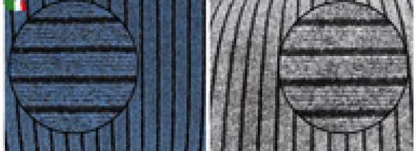 MOQUETTE NAUTICA RIGATA BLU A RIGHE NERE